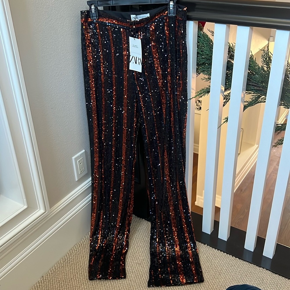 Zara the Abbey Flared Pant size medium